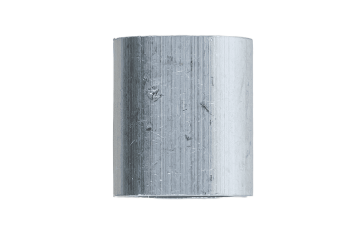 Connettore in alluminio per corde DROMET ZLA.4, manicotto per corde da 4 mm