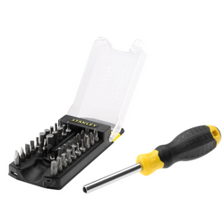 Cacciavite STANLEY MULTIBIT da 34 pezzi con set di punte