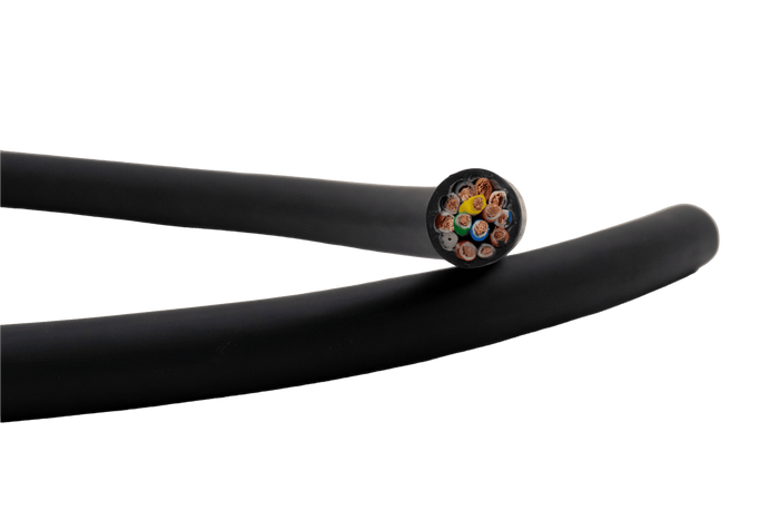 Cavo elettrico HYBSZ YLY-S 8x1,5+5x2,5 tredici conduttori - 1m