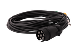 Impianto elettrico MANTES, cablaggio rimorchio, 7m, spina 7PIN, 2x baionette 5PIN