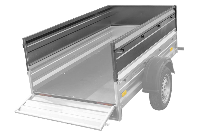 Kit di sovrasponde in acciaio per rimorchi Garden Trailer 200 kipp new