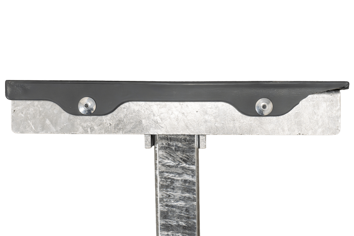 Supporto laterale piatto OUTLET UNITRAILER, lunghezza 30 cm, altezza 40 cm, per rimorchio per barca, GRIGIO
