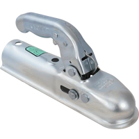 Gancio di traino KNOTT K7.5-C per rimorchio da 750 kg con timone tubolare da 50 mm