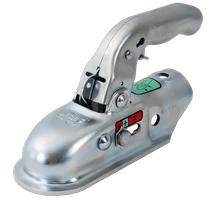 Gancio a sfera KNOTT KK14-B per rimorchio da 1400 kg con timone tubolare da 45 mm