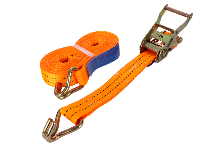 Cinghia di trasporto arancione UNITRAILER da 8 m/35 mm/2 t con tenditore