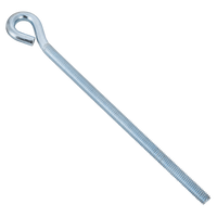 Gancio da cantiere DROMET HO M6x140 con estremità chiusa (occhiello)