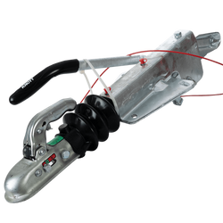 Dispositivo di inerzia KNOTT KF17C con attacco K20B per rimorchio da 1700 kg con timone a V