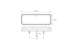 Luci posteriori TruckLED L1871+L1872 LED NEON DYNAMIC, cavo da 0,35 m, 6 funzioni, sinistra+destra