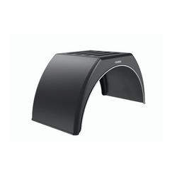 Parafango per rimorchio 15-17,5" DOMAR DK3114 passaruota piatto 950/300mm con finitura bianca