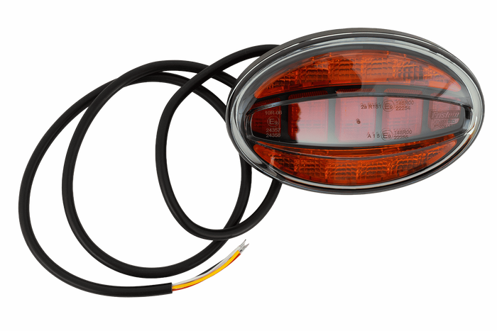 Fanale posteriore universale a LED FRISTOM FT-355 con staffa di montaggio laterale