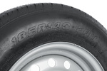 Ruota rinforzata per rimorchio PNEUMATICO LINGLONG 185/80 R14C 104/102N CERCHIO UNITRAILER 5.5Jx14"H2 5x112 ET:30
