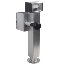 Supporto a manovella estensibile UNITRAILER JL2 per rimorchio pianale da 1300 kg, 410-645 mm