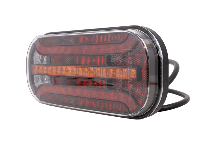 Fanale posteriore a LED FRISTOM FT-230, 6 funzioni, universale