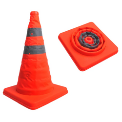ProPlus 540320 cono stradale pieghevole, cono di segnalazione da 41 cm