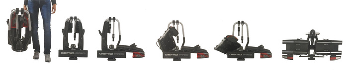 Piattaforma di traino Atera Genio Pro per 2 bici 022780 