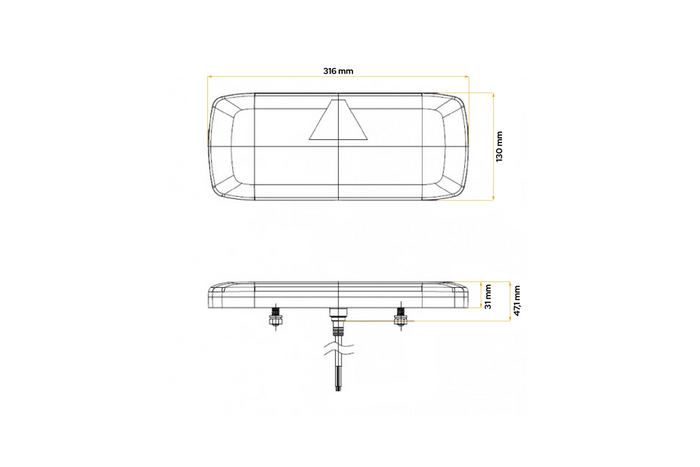 Fanale posteriore a LED TruckLED L1918, 6 funzioni, sinistro