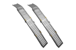 UNITRAILER ALR005 rampe pieghevoli in acciaio per rimorchi, 200 cm, portata 500 kg, set da 2
