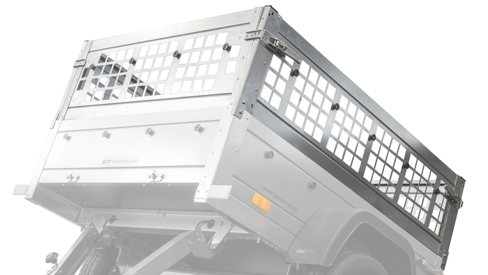 Sponde in rete per il rimorchio UNITRAILER GARDEN TRAILER 150 KIPP