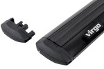 Barre portatutto Inter Pack Virgo IR 135 (G2) con binari integrati (nero)