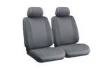 Set di coprisedili per auto LAMPA Glamur grigio, per i sedili anteriori