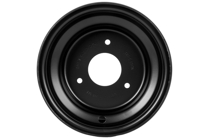 Cerchio in acciaio UNITRAILER nero 4.5ATx7" 3x90 ET:-1.8