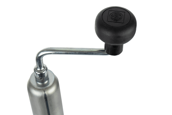 Supporto manovella estensibile WINTERHOFF ST48-120 per rimorchio da 150 kg 600-820 mm