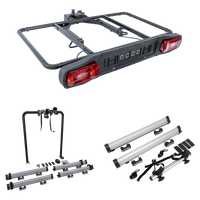 Piattaforma di traino Inter Pack Re-Cargo + adattatore per il trasporto di 3 biciclette