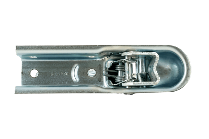 Gancio a sfera KNOTT K7.5-G per rimorchio da 750 kg con barra di traino quadrata da 45 mm