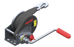 VERRICELLO MANUALE PER RIMORCHIO AL-KO DA 450 kg CON CINGHIA DA 6 M, FRENO E SVOLGIMENTO AUTOMATICO
