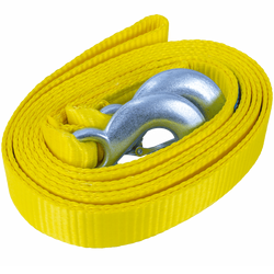 Cavo di traino con ganci UNITRAILER cinghia di traino 5m/50mm/7,5t gialla