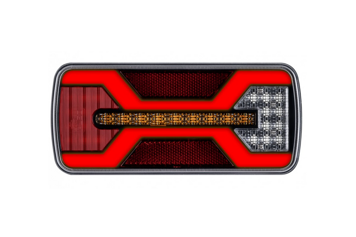 KAMAR X-SPIDER L2424 Fanale posteriore a LED 5 funzioni universale