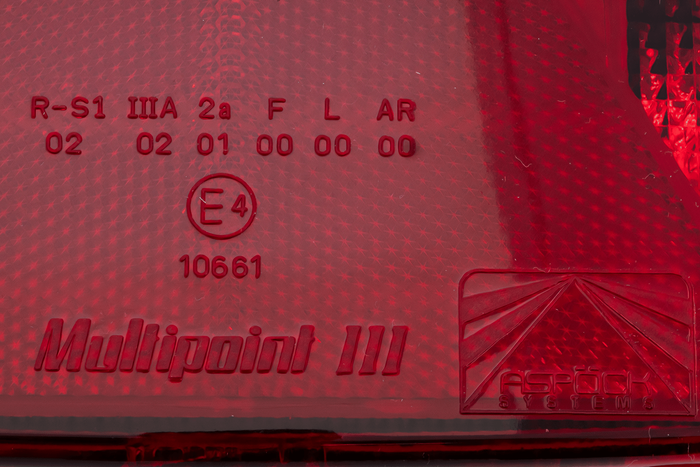 ASPÖCK Fanale posteriore Multipoint III, 8 funzioni, sinistro