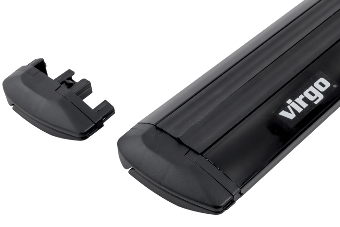 Barre portatutto Inter Pack Virgo IR 135 (G2) con binari integrati (nero)