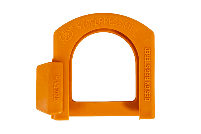 Coperchio di sicurezza per gancio a sfera STEELPRESS da 5,5 mm con spazio per la spina