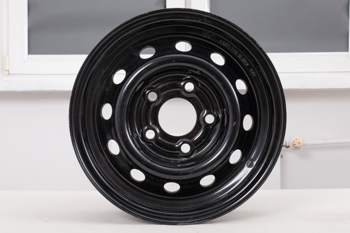 OUTLET Cerchio in acciaio per rimorchio UNITRAILER nero 4.5Jx13"H2 5x112 ET:30