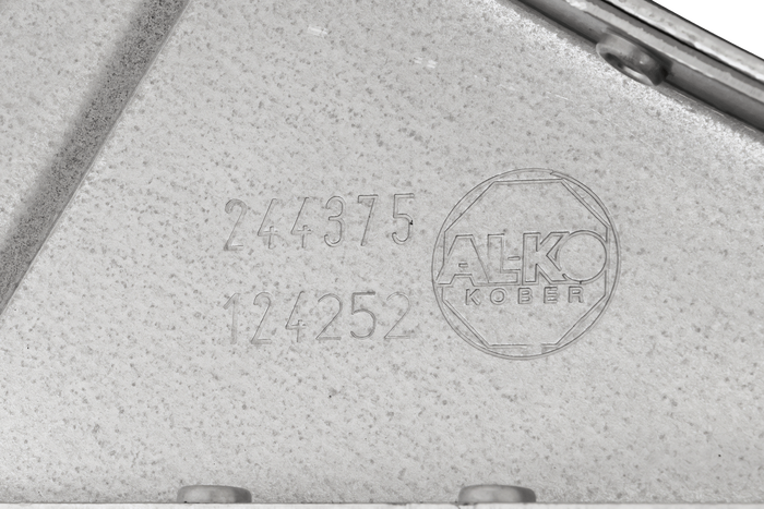 Cuneo per ruote con staffa di montaggio AL-KO UK53 h:247mm