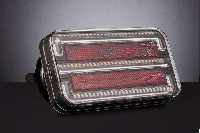 Luci posteriori a LED TT Technology TT.12028B-DI-CAN con 3 funzioni CANBUS su magnete sinistra + destra