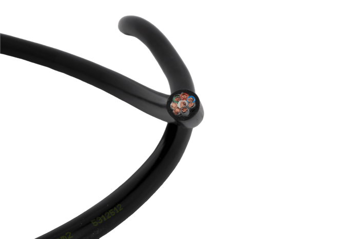 Cavo elettrico a otto conduttori HYBSZ YLY-S 8x1 - 1 m