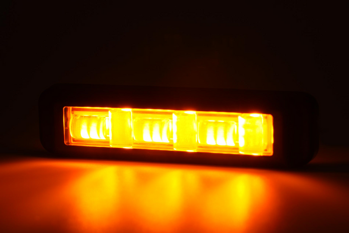 Spia di segnalazione WAŚ 2466 W285 LED lampeggiante arancione MASTER/SLAVE