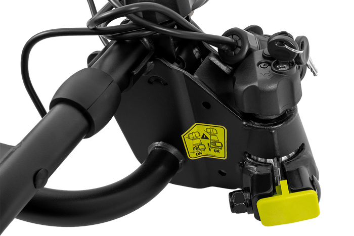 Portabici da gancio traino Inter Pack Trio a 13 pin