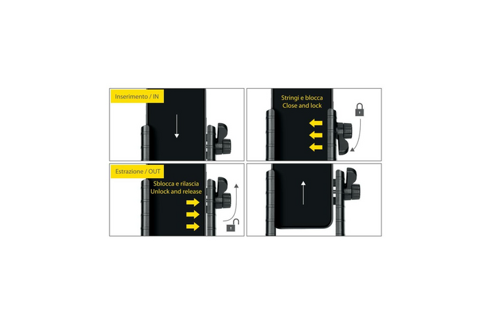 Supporto per telefono Smart Handlebar Grip per manubrio