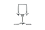 Staffa di montaggio per ruota di scorta per rimorchio ProPlus, per profili da 60x60 mm
