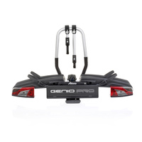 Piattaforma di traino Atera Genio Pro per 2 bici + adattatore per 3a bici