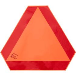 Adesivo riflettente HERMON, triangolo di emergenza a movimento lento, 300x120mm