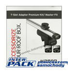 Profilo a T MF (scanalature) - adattatore per travi con scanalature a T - Inter Pack Traxer, Carver, Zenith