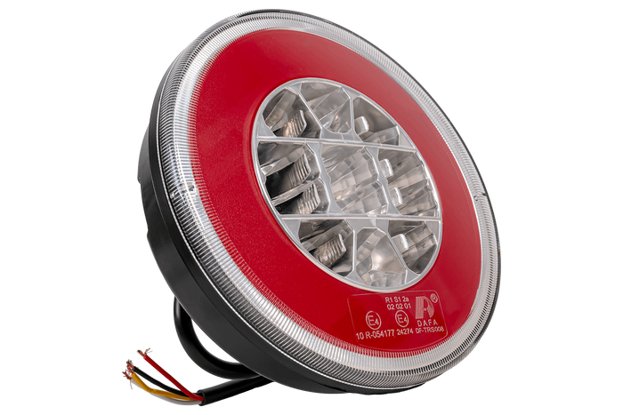 TT TECHNOLOGY TT.12008 Fanale posteriore a LED Glo-Trac Hamburger con 3 funzioni, universale