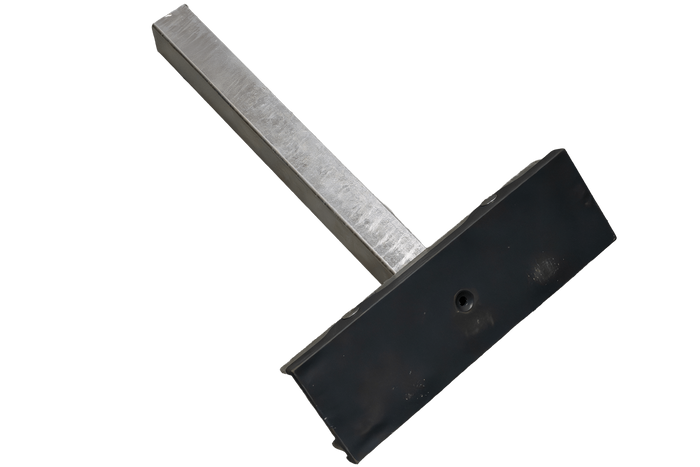 Supporto laterale piatto OUTLET UNITRAILER, lunghezza 30 cm, altezza 40 cm, per rimorchio per barca, GRIGIO