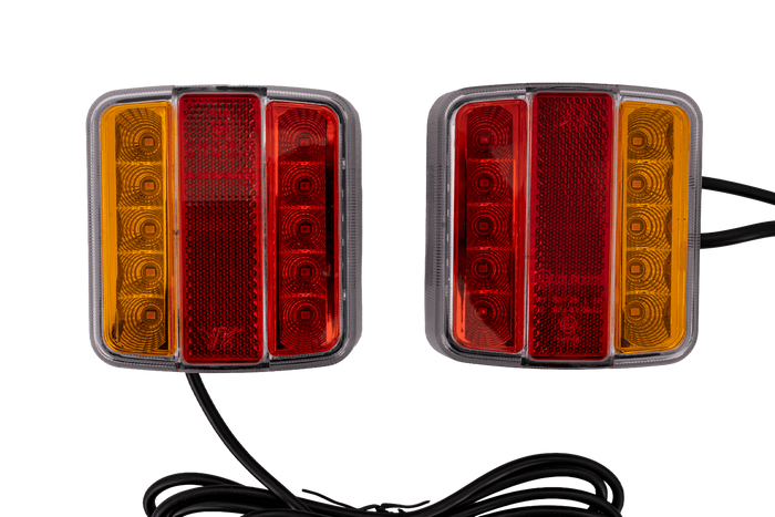 TT Technology TT.12007 Fanali posteriori a LED 4 funzioni sinistra + destra, magnetici