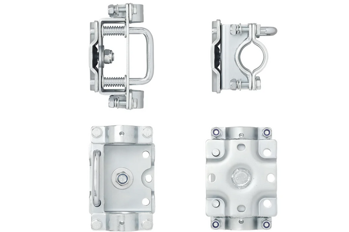 Morsetto per ruotino di supporto ProPlus 341532V01 con funzione di inclinazione 48 mm