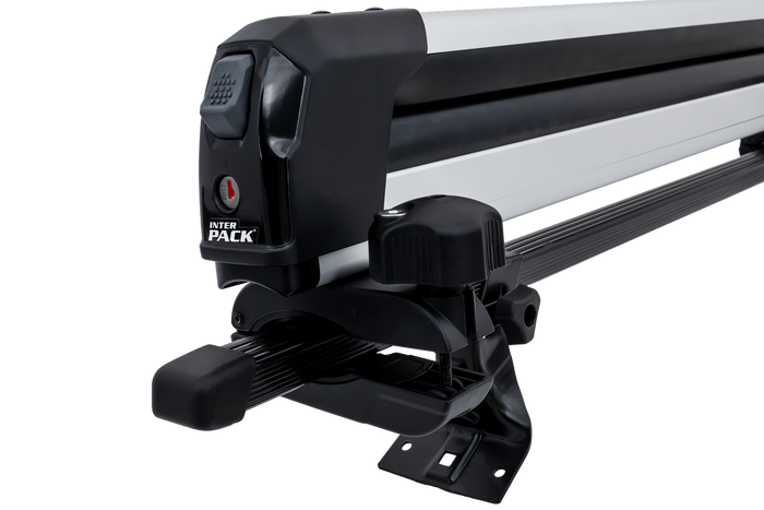Inter Pack Frostline 6 - supporto estensibile in alluminio per 6 paia di sci o 4 snowboard